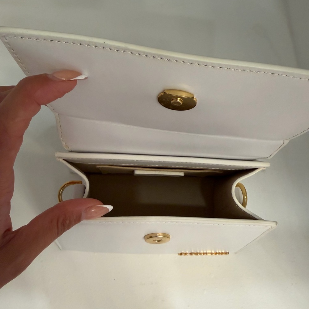 Jacquemus White MEDIUM top handle bag - Picture 6 of 12
